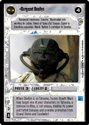 •Sergeant Doallyn