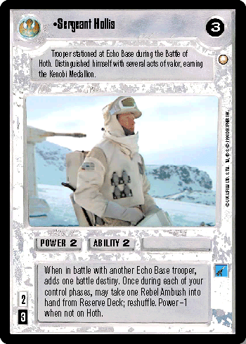 •Sergeant Hollis