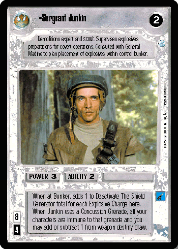 •Sergeant Junkin