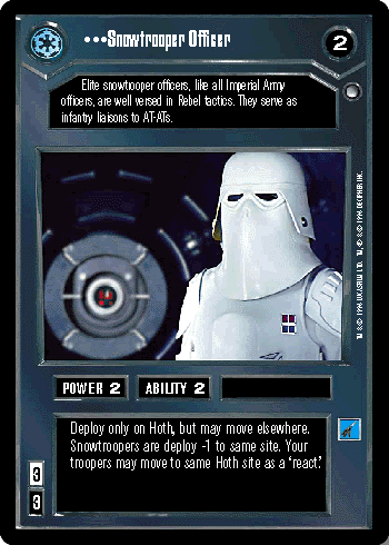 •••Snowtrooper Officer
