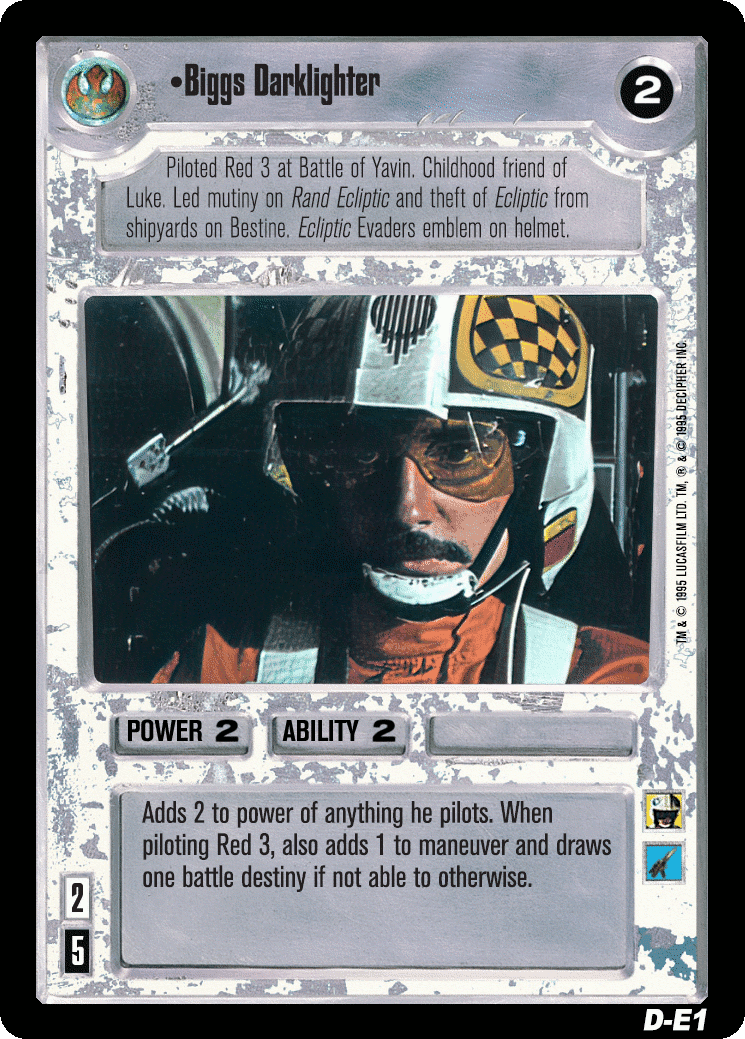 •Biggs Darklighter
