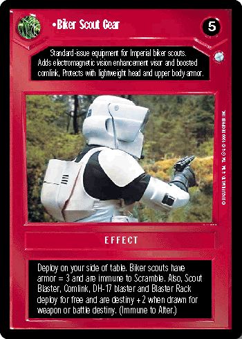 •Biker Scout Gear