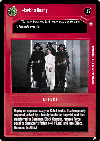 •Tarkin's Bounty