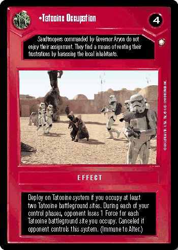 •Tatooine Occupation