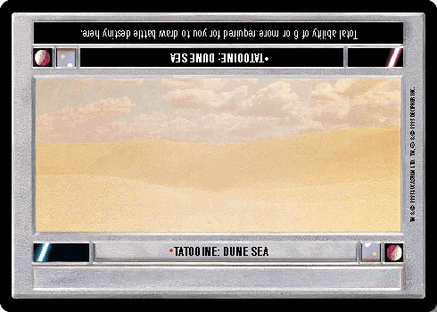 •Tatooine: Dune Sea