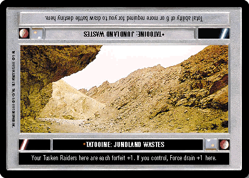 •Tatooine: Jundland Wastes