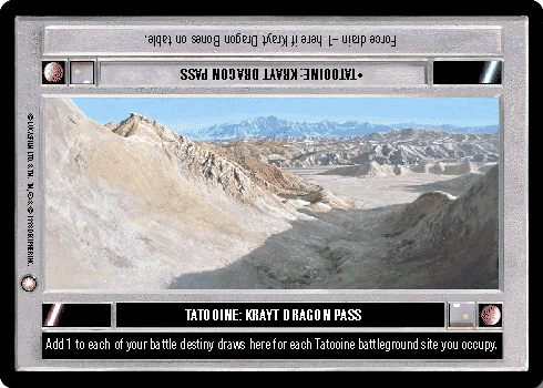 •Tatooine: Krayt Dragon Pass