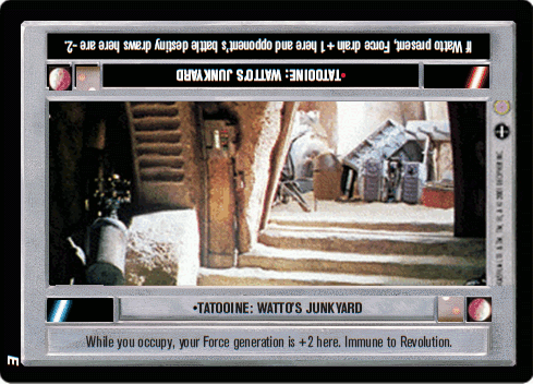 •Tatooine: Watto's Junkyard