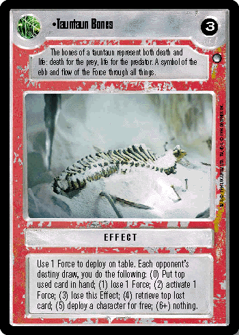 •Tauntaun Bones