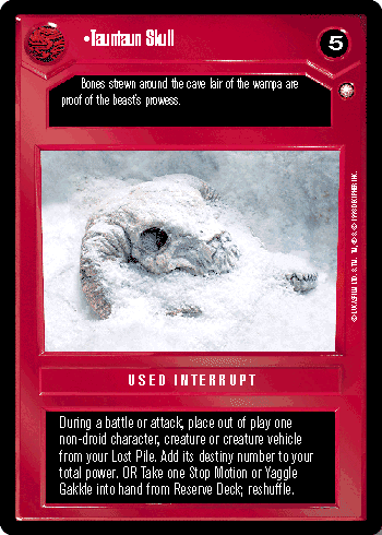 •Tauntaun Skull