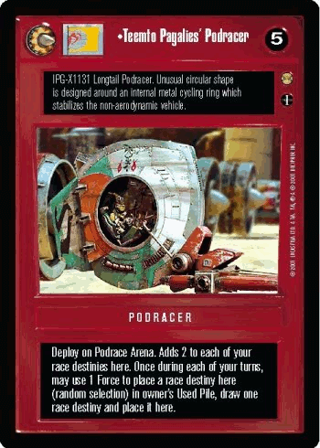 •Teemto Pagalies' Podracer