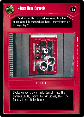 •Blast Door Controls