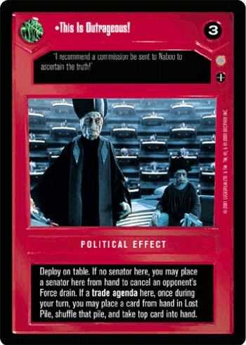 •This Is Outrageous!