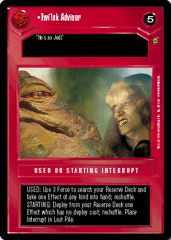 •Twi'lek Advisor