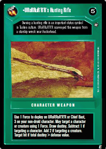 •URoRRuR'R'R's Hunting Rifle
