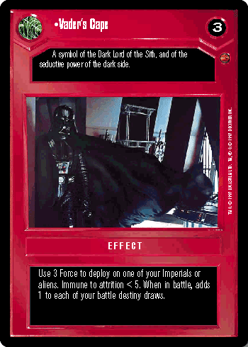 •Vader's Cape