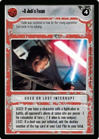 •A Jedi's Focus