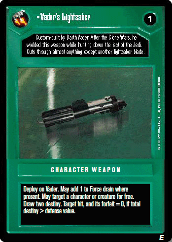 •Vader's Lightsaber