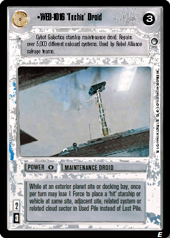 •WED-1016 'Techie' Droid