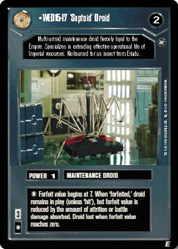 •WED15-l7 'Septoid' Droid