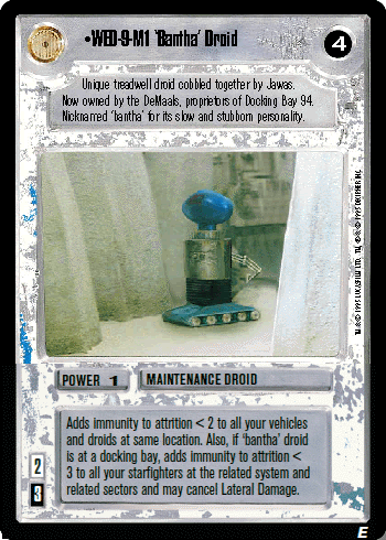 •WED-9-M1 'Bantha' Droid
