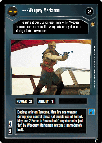 •••Weequay Marksman