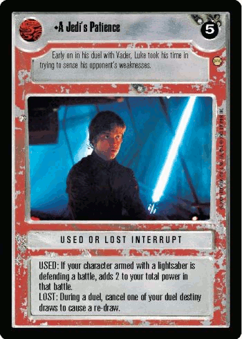 •A Jedi's Patience