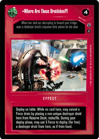 •Where Are Those Droidekas?!