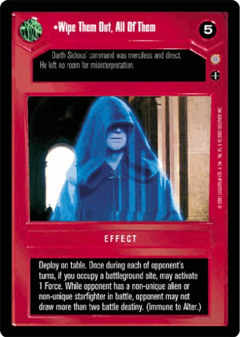 •Wipe Them Out, All Of Them