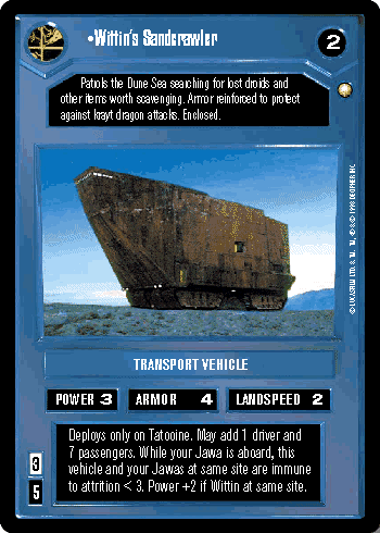 •Wittin's Sandcrawler