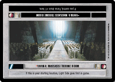 •Yavin 4: Massassi Throne Room
