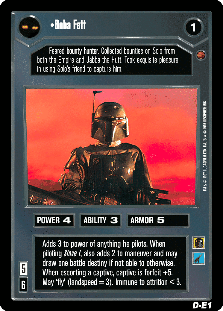 •Boba Fett