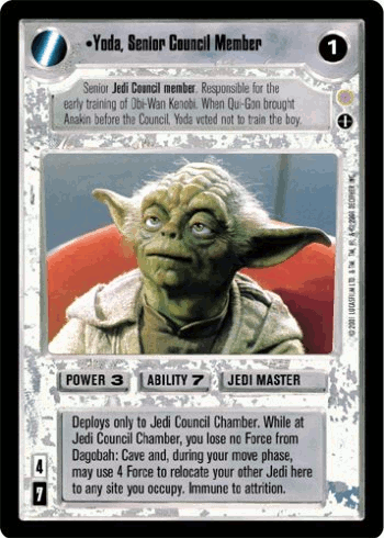 •Yoda, Senior Council Member