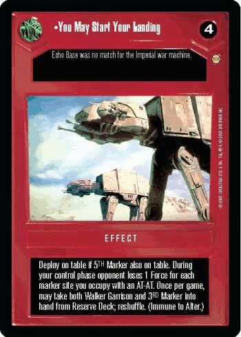•You May Start Your Landing