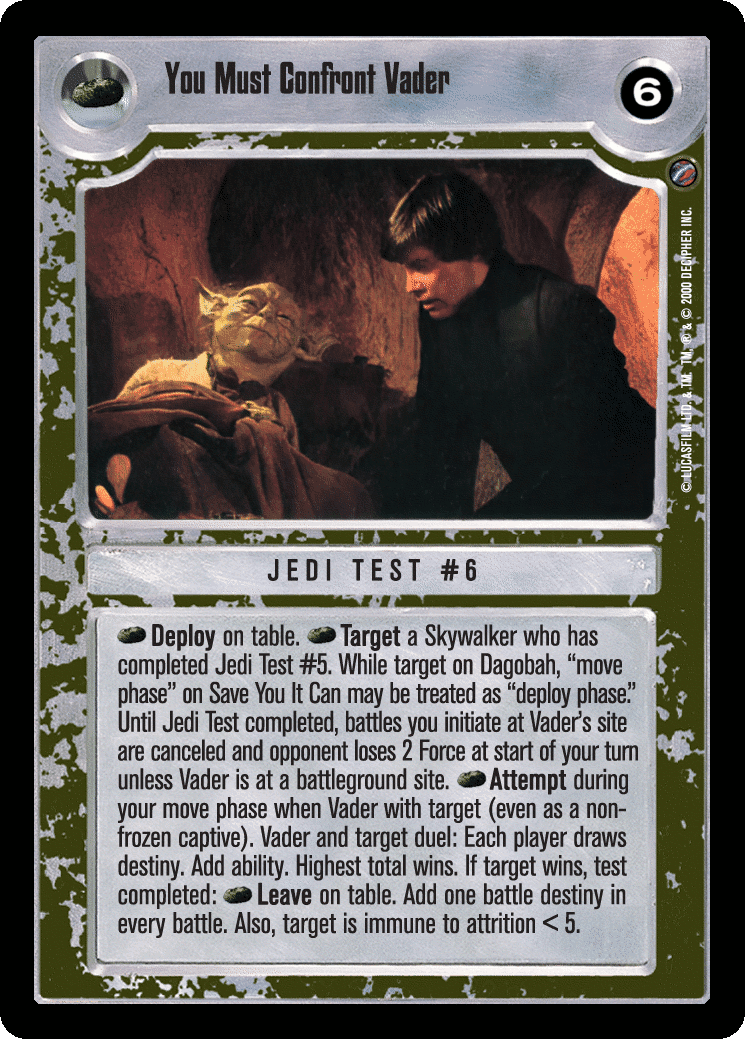 You Must Confront Vader