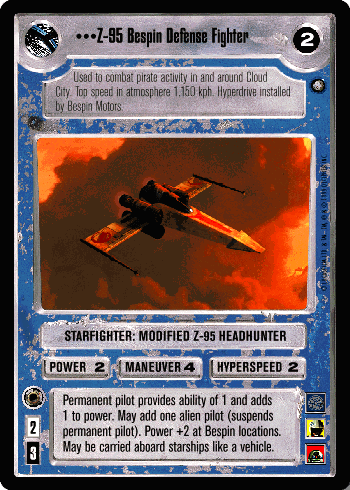 •••Z-95 Bespin Defense Fighter