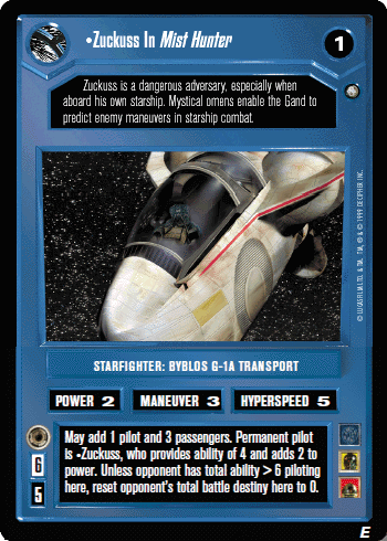 •Zuckuss In Mist Hunter