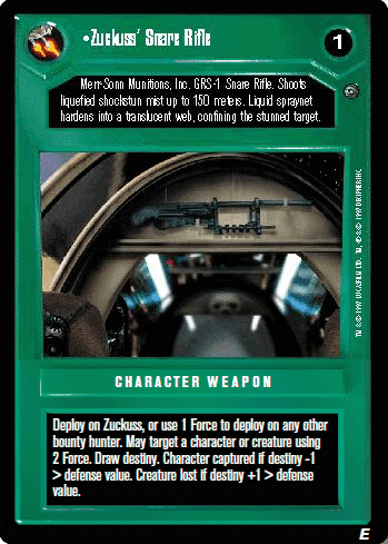 •Zuckuss' Snare Rifle