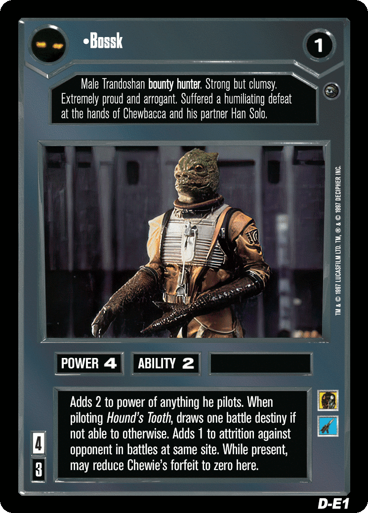 •Bossk