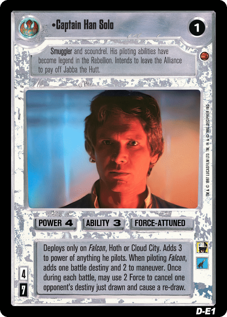 •Captain Han Solo