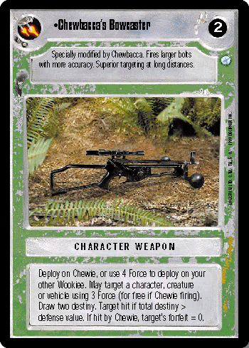 •Chewbacca's Bowcaster