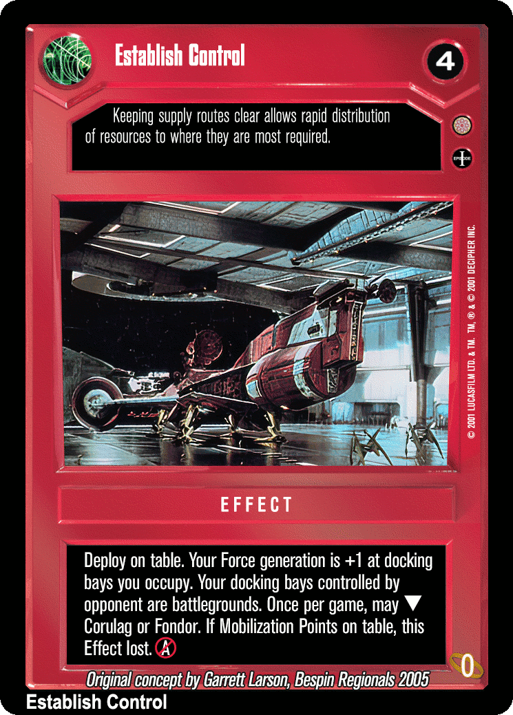 Establish Control (V)