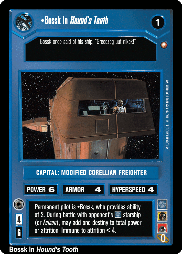 •Bossk In Hound's Tooth (V)