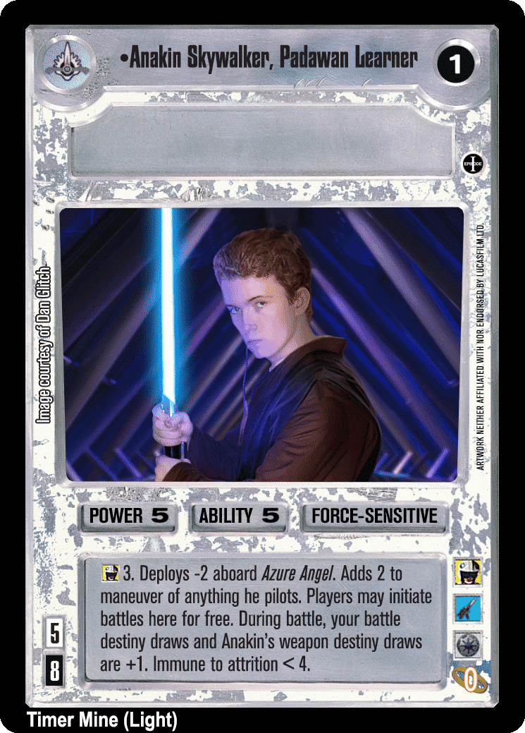 •Anakin Skywalker, Padawan Learner
