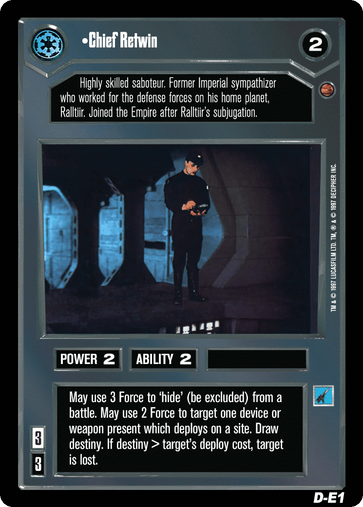 •Chief Retwin