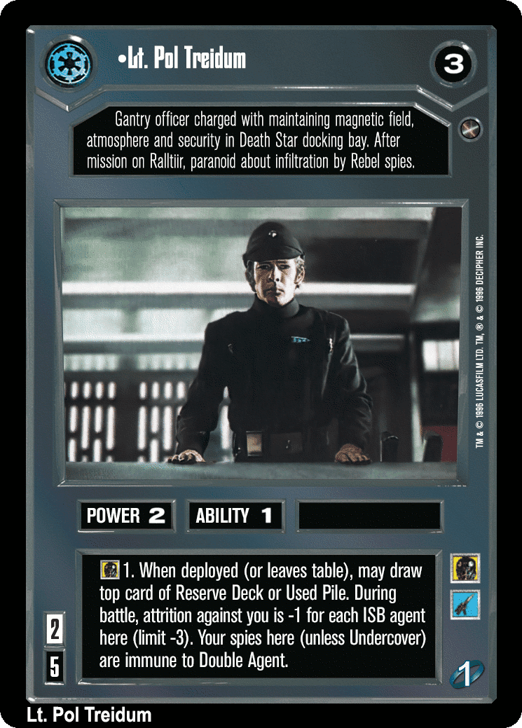 •Lt. Pol Treidum (V)