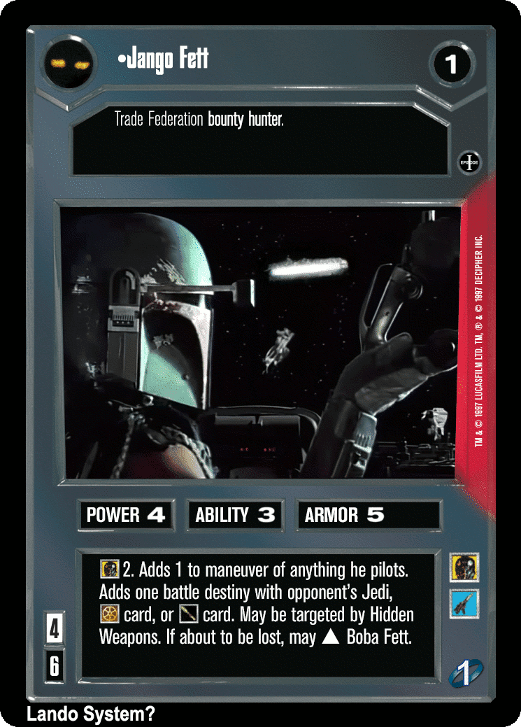 •Jango Fett