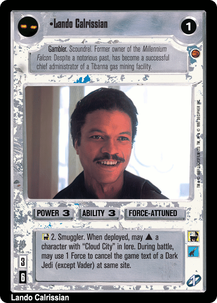 •Lando Calrissian (V)
