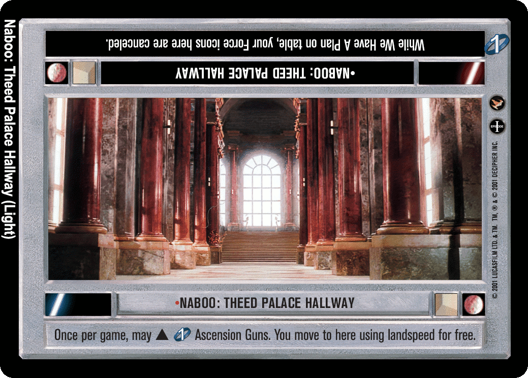 •Naboo: Theed Palace Hallway (V)