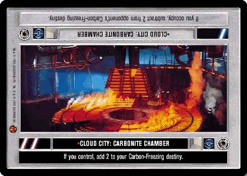 •Cloud City: Carbonite Chamber